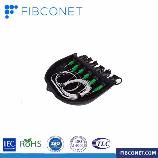 1X4, 1X8, 1X16 Outdoor Waterproof ABS Fiber Optic Terminal Box for FTTH CATV Telecommunication Networks Junction Box