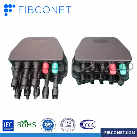 1X4, 1X8, 1X16 Outdoor Waterproof ABS Fiber Optic Terminal Box for FTTH CATV Telecommunication Networks Junction Box