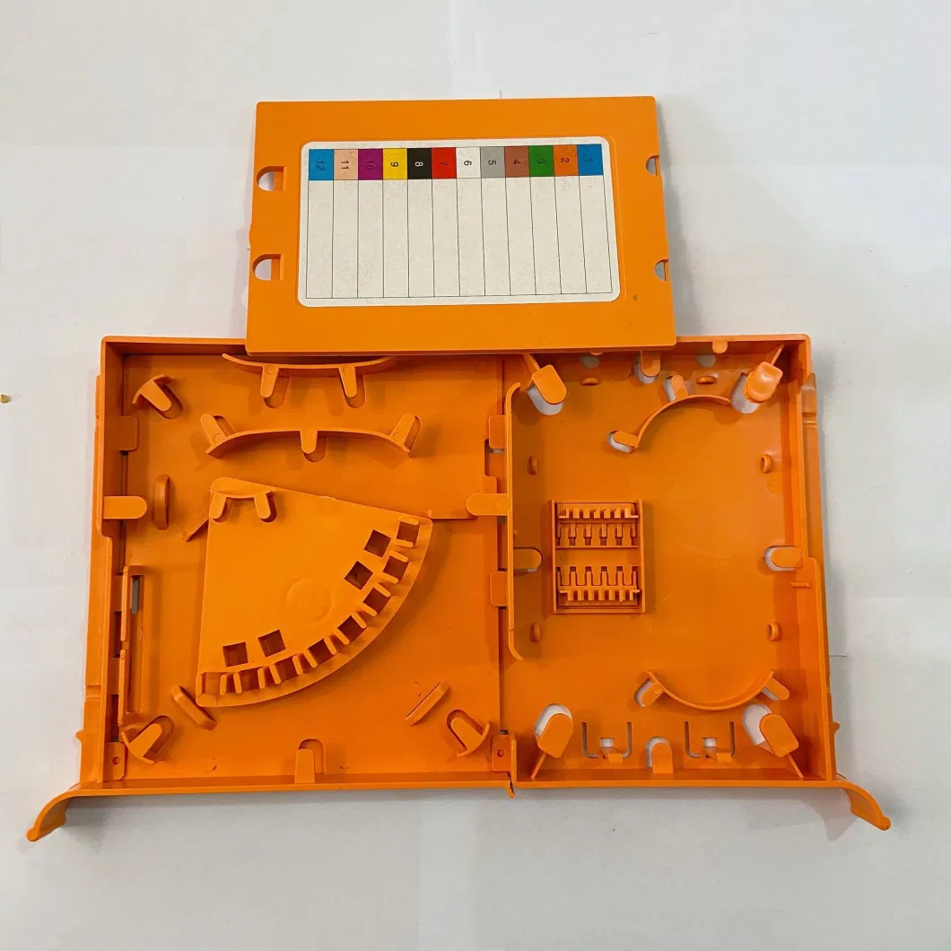 High QualityFTTH Distribution Splitter Splice Box Indoor Wall Optic Fiber Plastic Termination Box