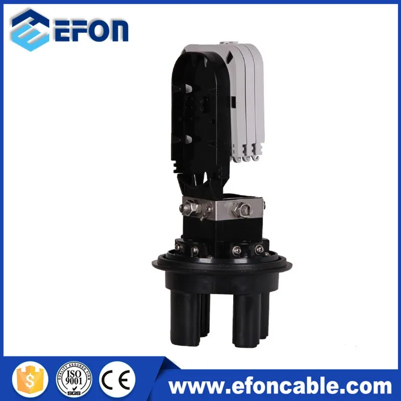 Dome Type Mechanical Sealing Method up to 48 Cores Fiber Optic Splice Closure