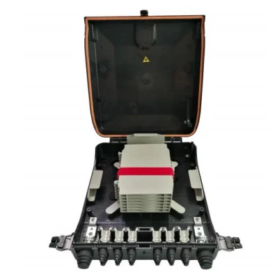 High Quality Dustproof Fiber Optic Splice Box Max. 4 Trays of 24 Fibers Fiber Optic Splice Box
