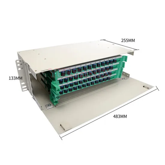 China Rack Mounted 12 24 Port Fiber Optic/Optical Distribution Frame Patch Panel